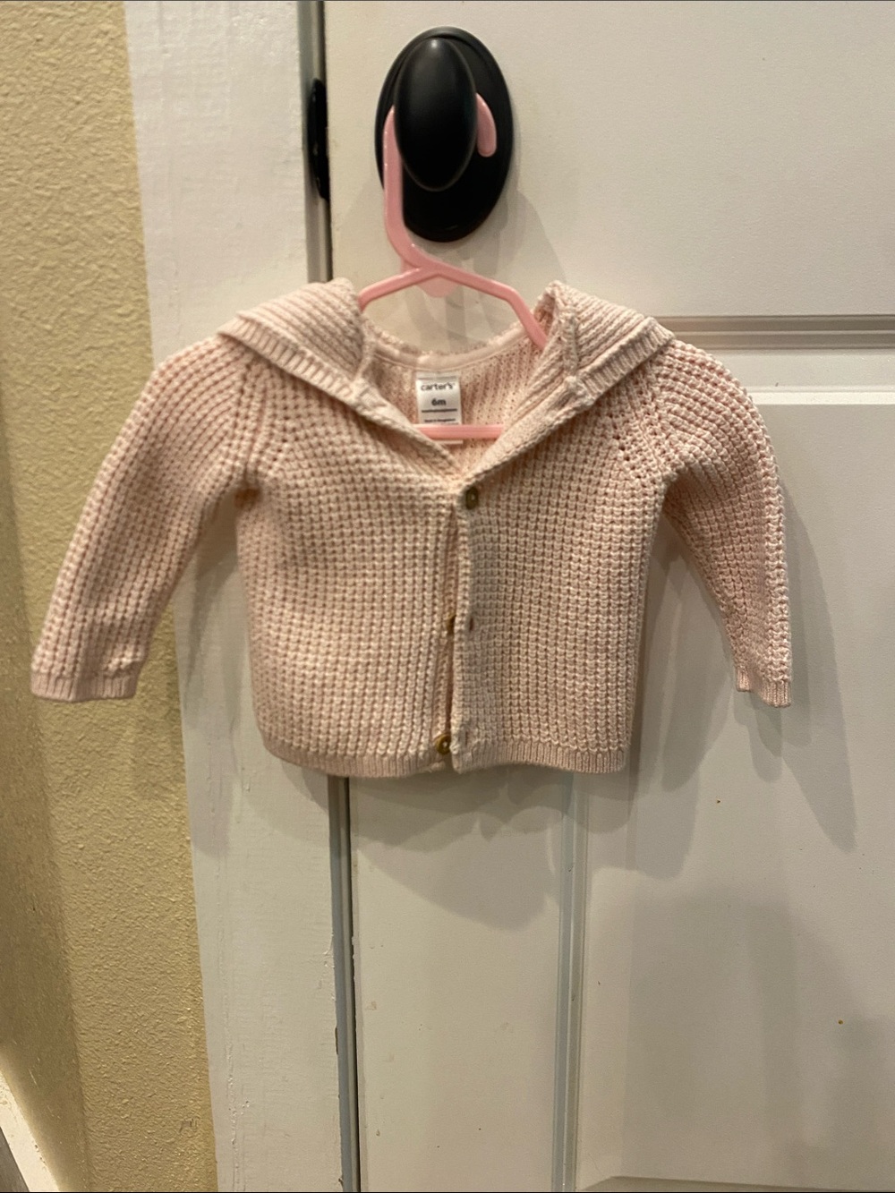 Knit Hooded Cardigan